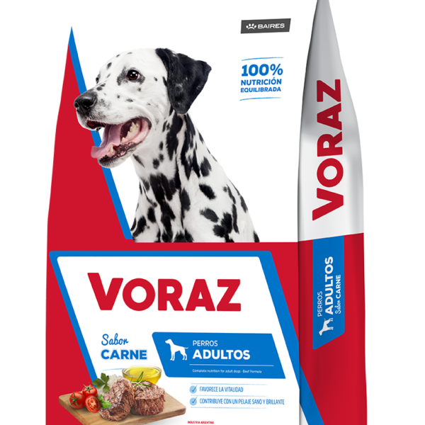 Voraz Perros Adultos Carne