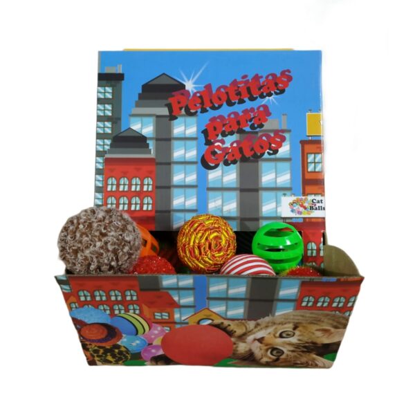 Caja de Pelotas Surtidas para Gatos