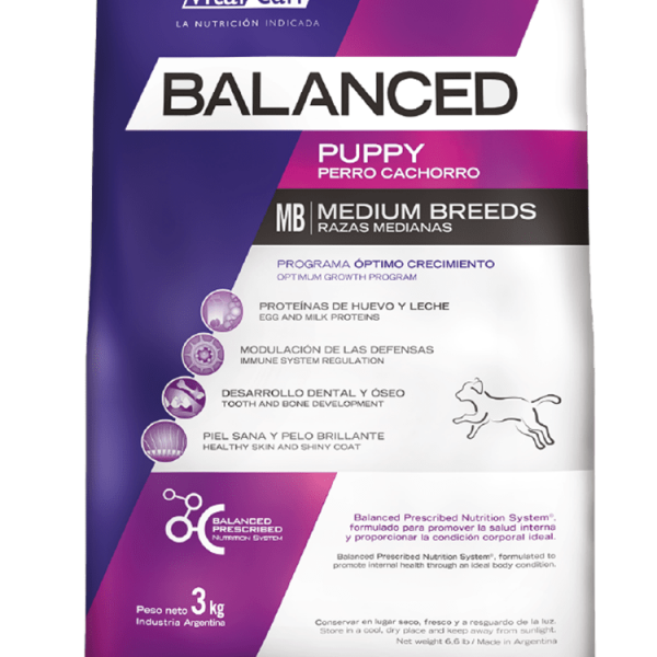 BALANCED PERRO CACHORRO RAZA MEDIANA